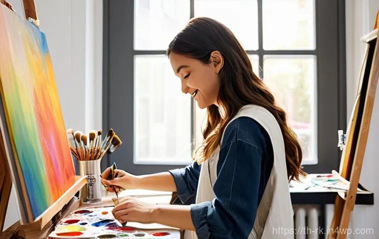 자바스크립트 성능 최적화를 위한 알고리즘 개선 - A group of four diverse teenagers (two boys, two girls, approximately 16-17 years old) are joyfully ...