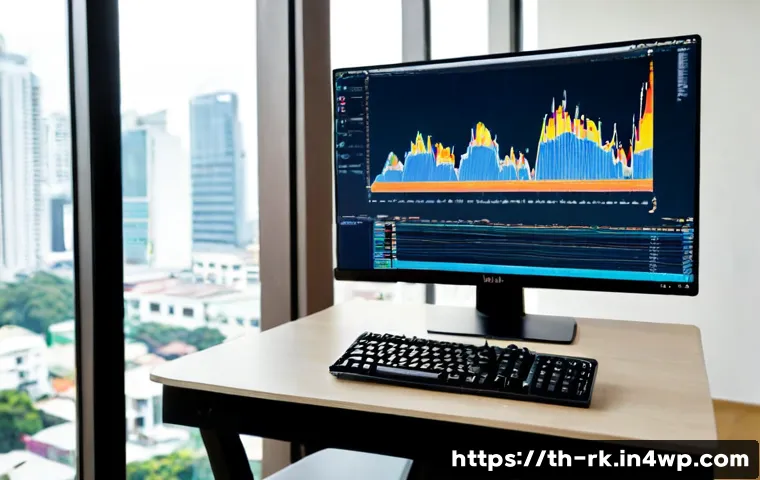 자바스크립트 프레임워크 성능 최적화 사례 - Photorealistic Thai software developer optimizing a web application at a clean modern desk in Bangko...